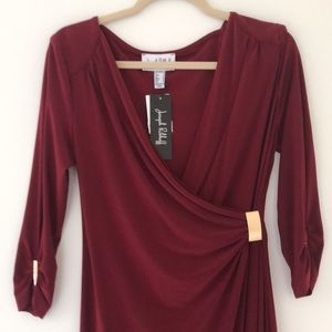 Red comfortable dress